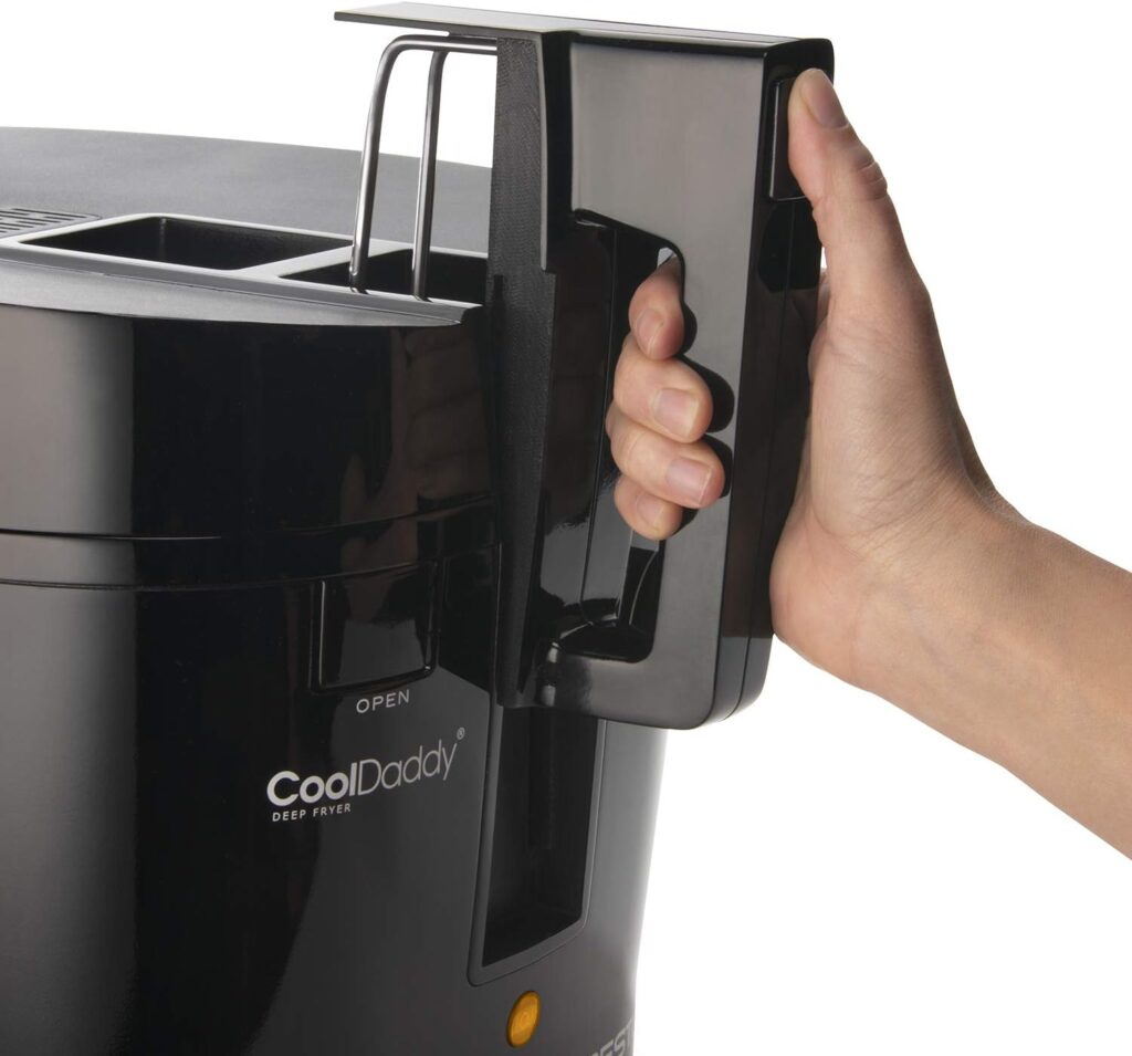 Presto 05442 CoolDaddy Cool-touch Deep Fryer - Black