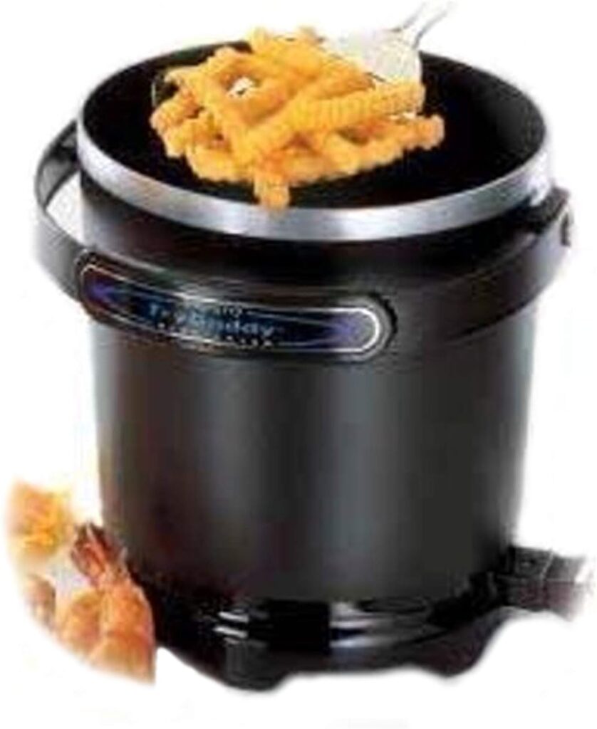 Presto! Plus Fryer Fry Daddy, 4 Cup, Black